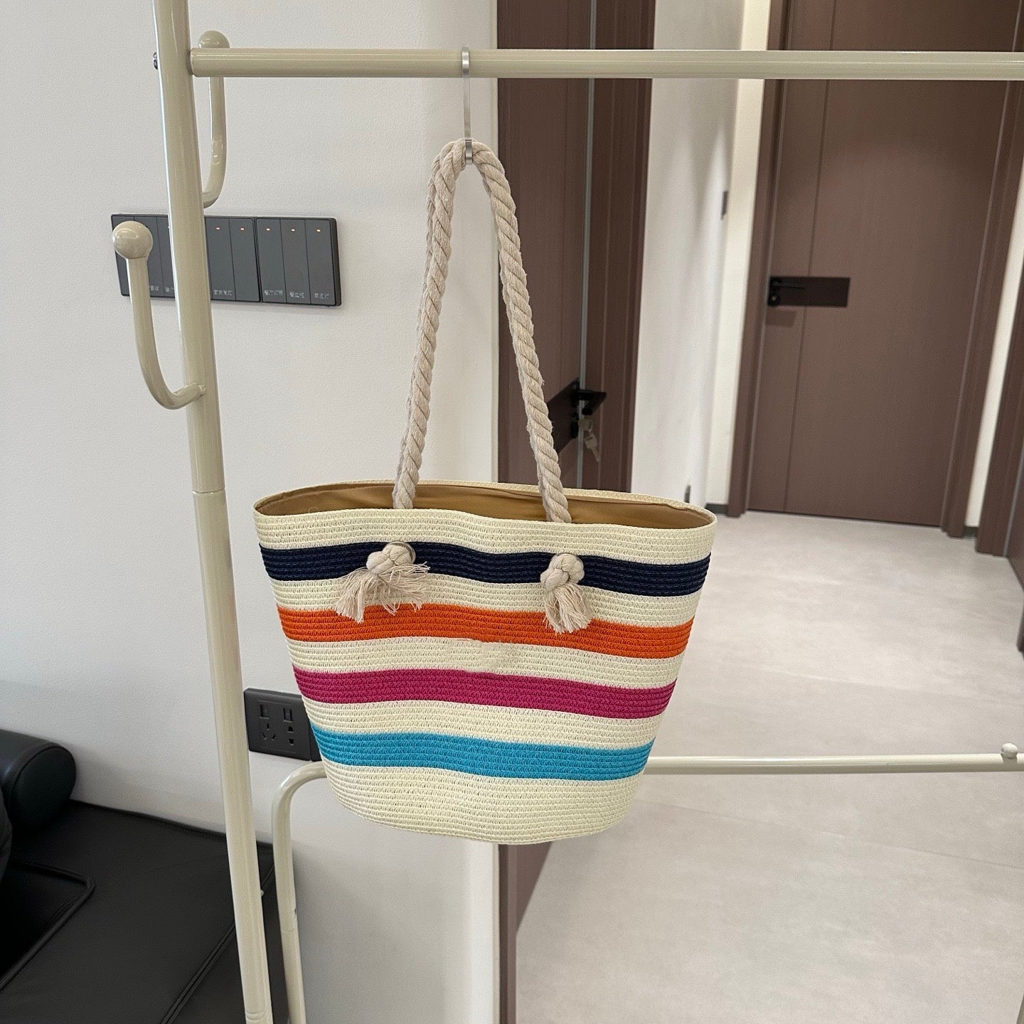 E7137#Straw Bag
