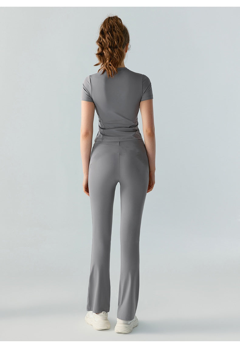 L2186#  Yoga Shirts and Pants Set