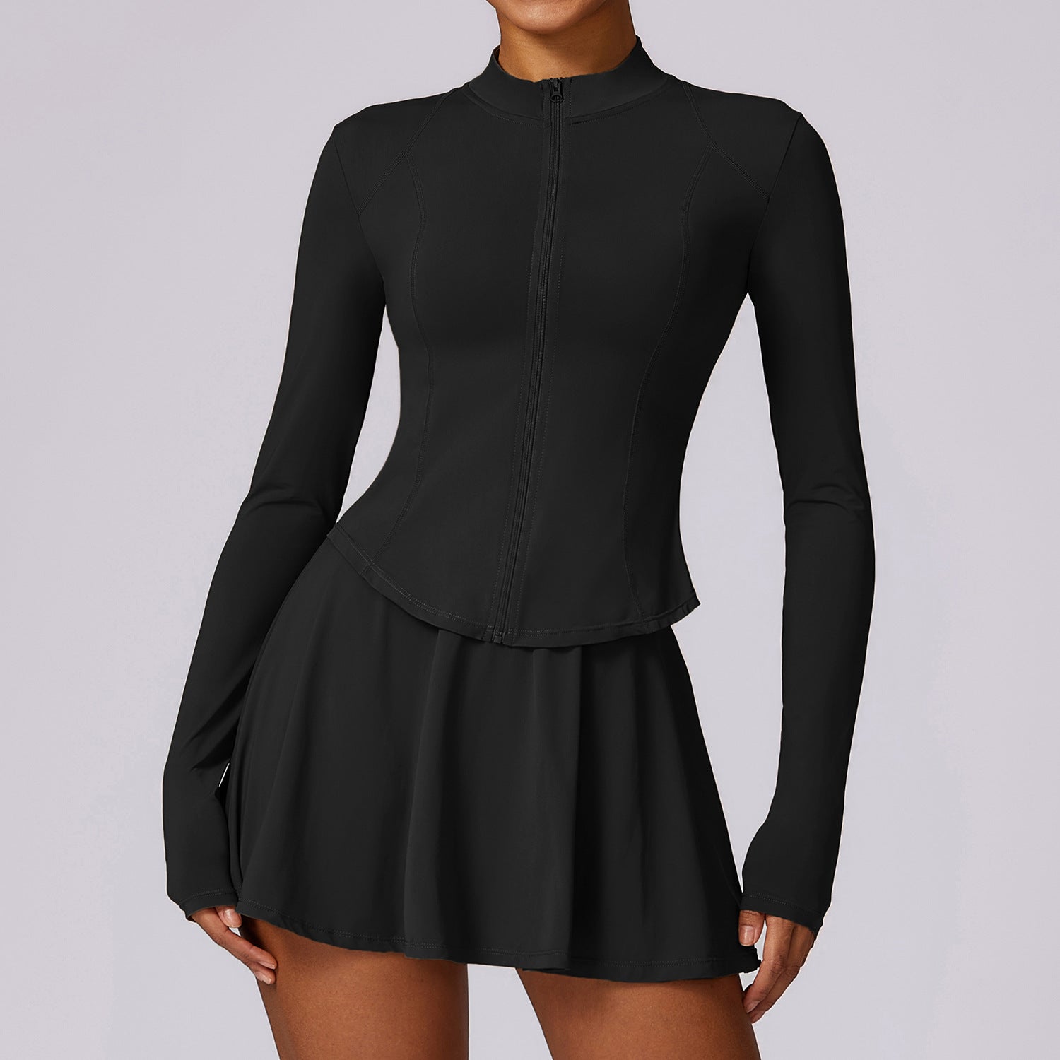 L2108# Women Jackets Skirts Set