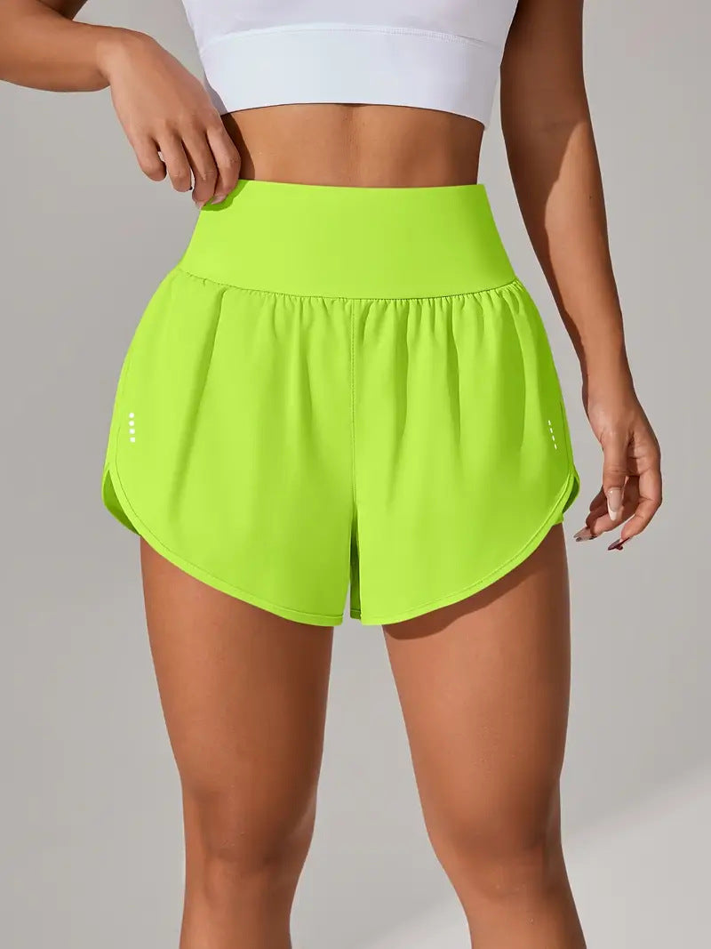 L6433# Women High Waist Shorts