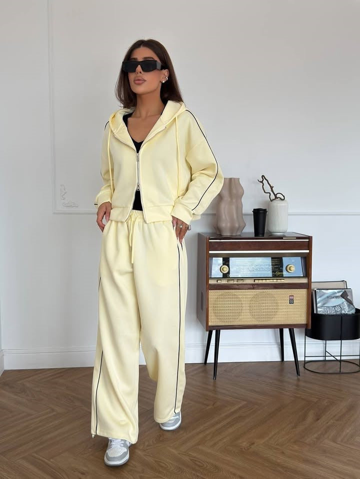 1475#A 3D Silver Women Hoodie Pants Sets