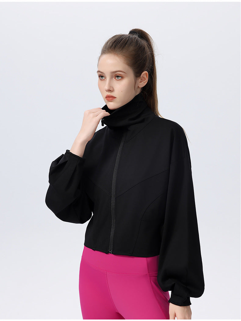 L3419#  Women Stand collar Coat