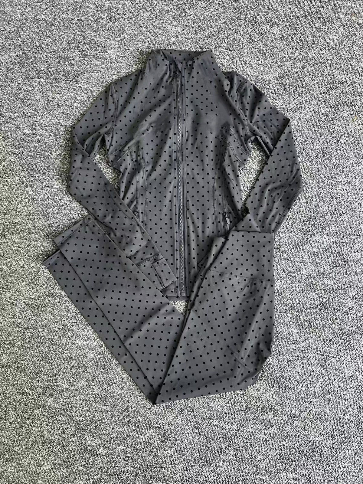 L6410# Women Jacket Pants Set