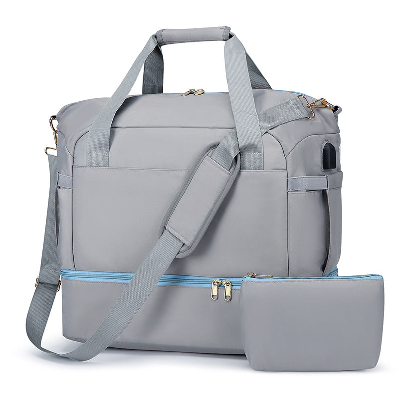 L2193#  USB Charge Ruffle Bag