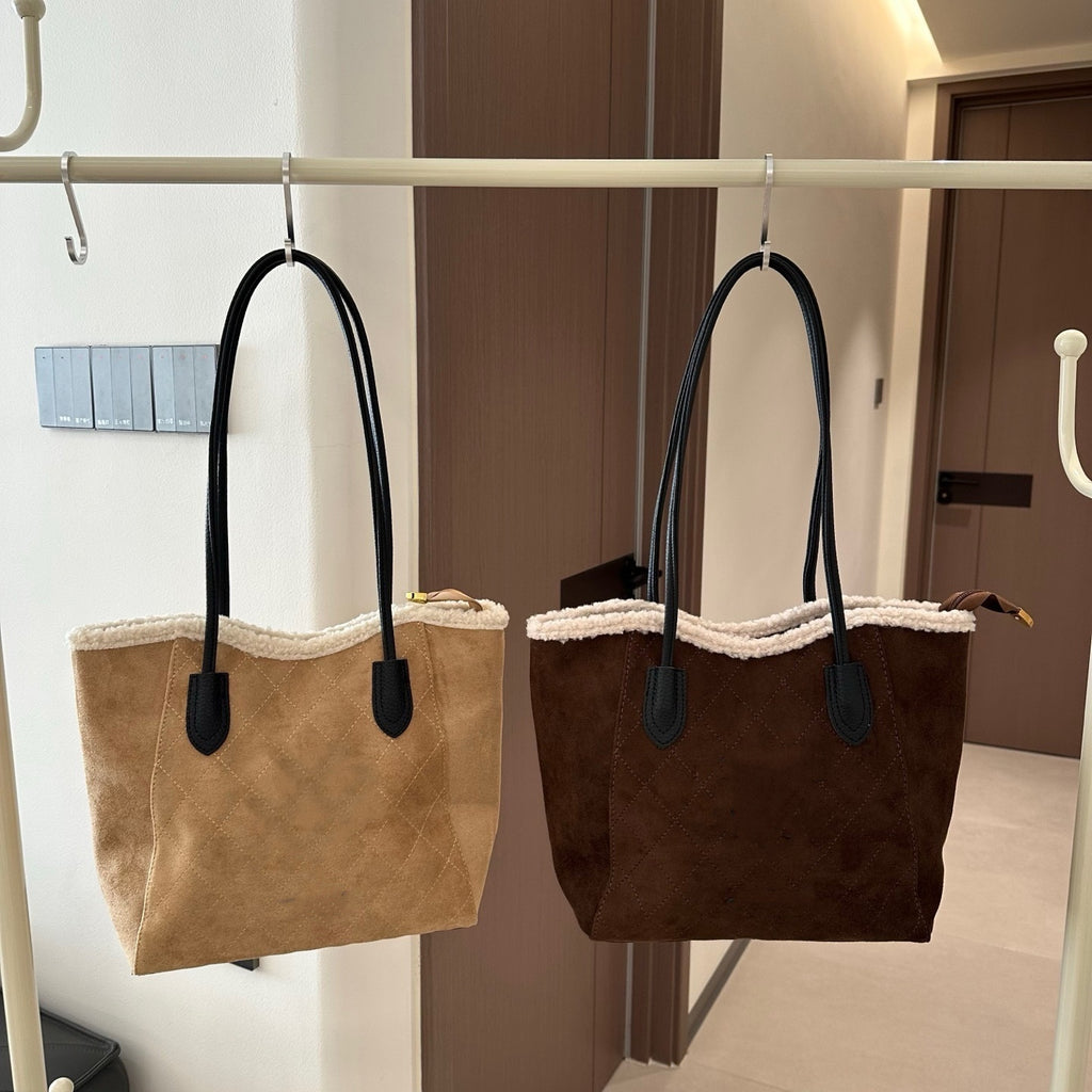 E6758#Chamois leather bag
