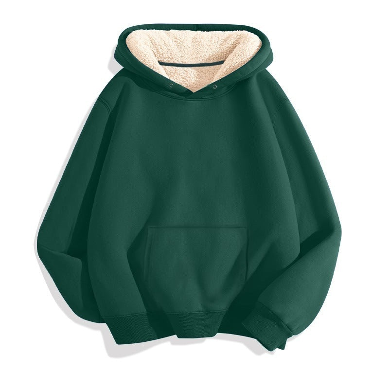 1459# A 3D LOGO Unisex Cotton Velvet Hoodie