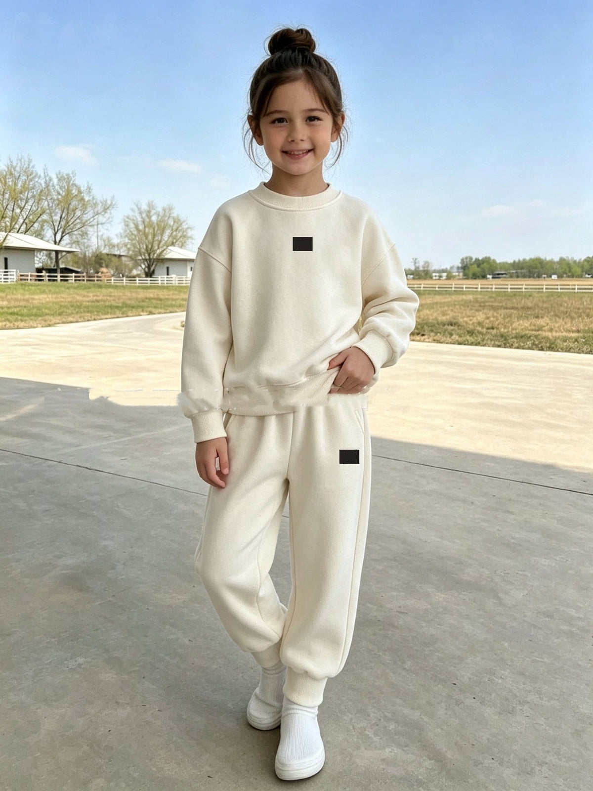 L6754# Kids Sweatshirt and Pants Set