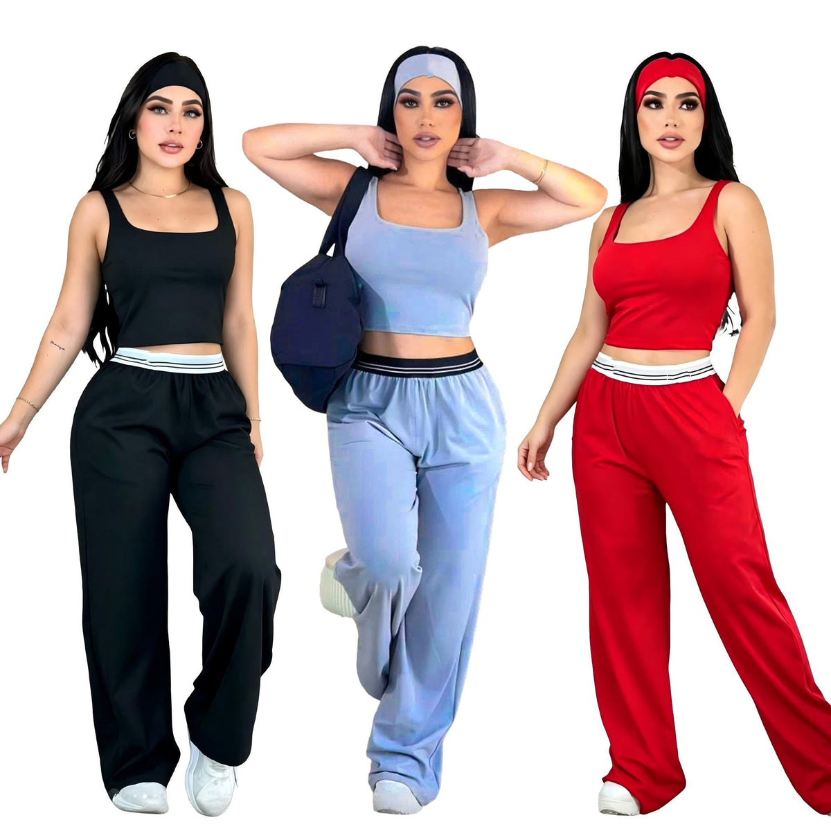 2712# A Women Tank Pant Set