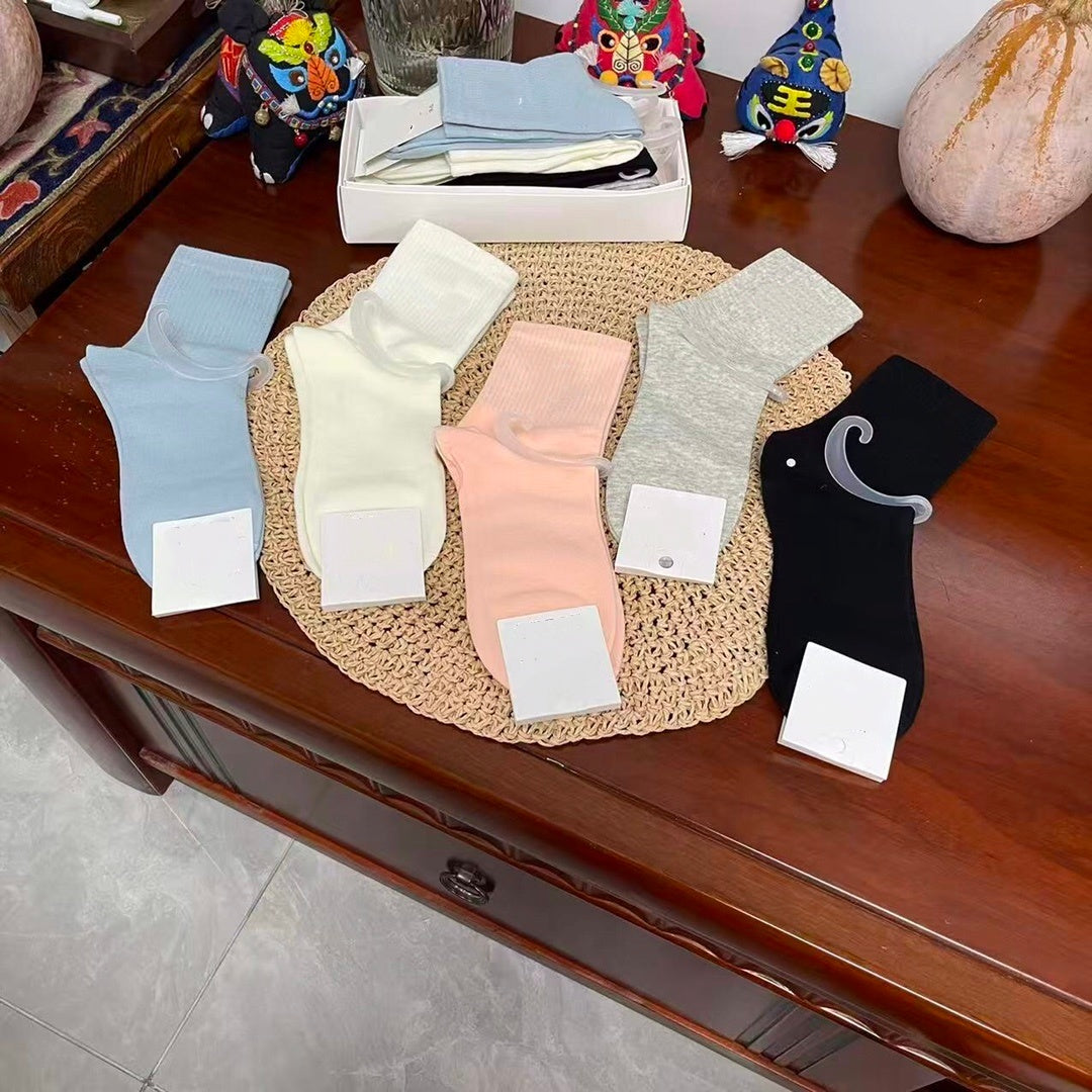 E6401# XY Unisex Socks 5Pairs/Set