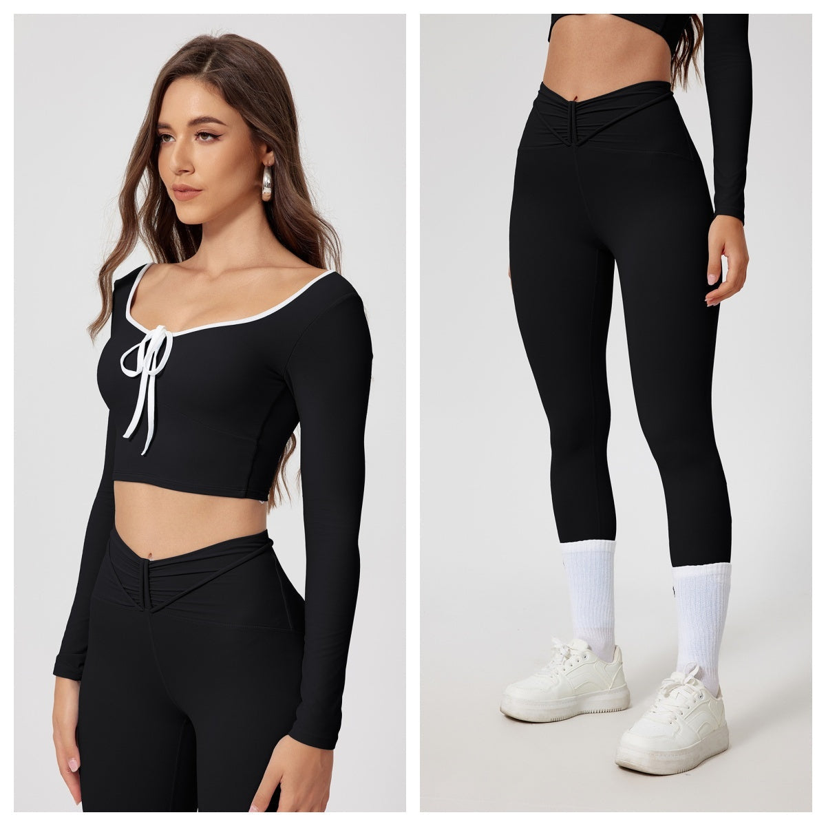 795# A Women Yoga Shirts Pants Set