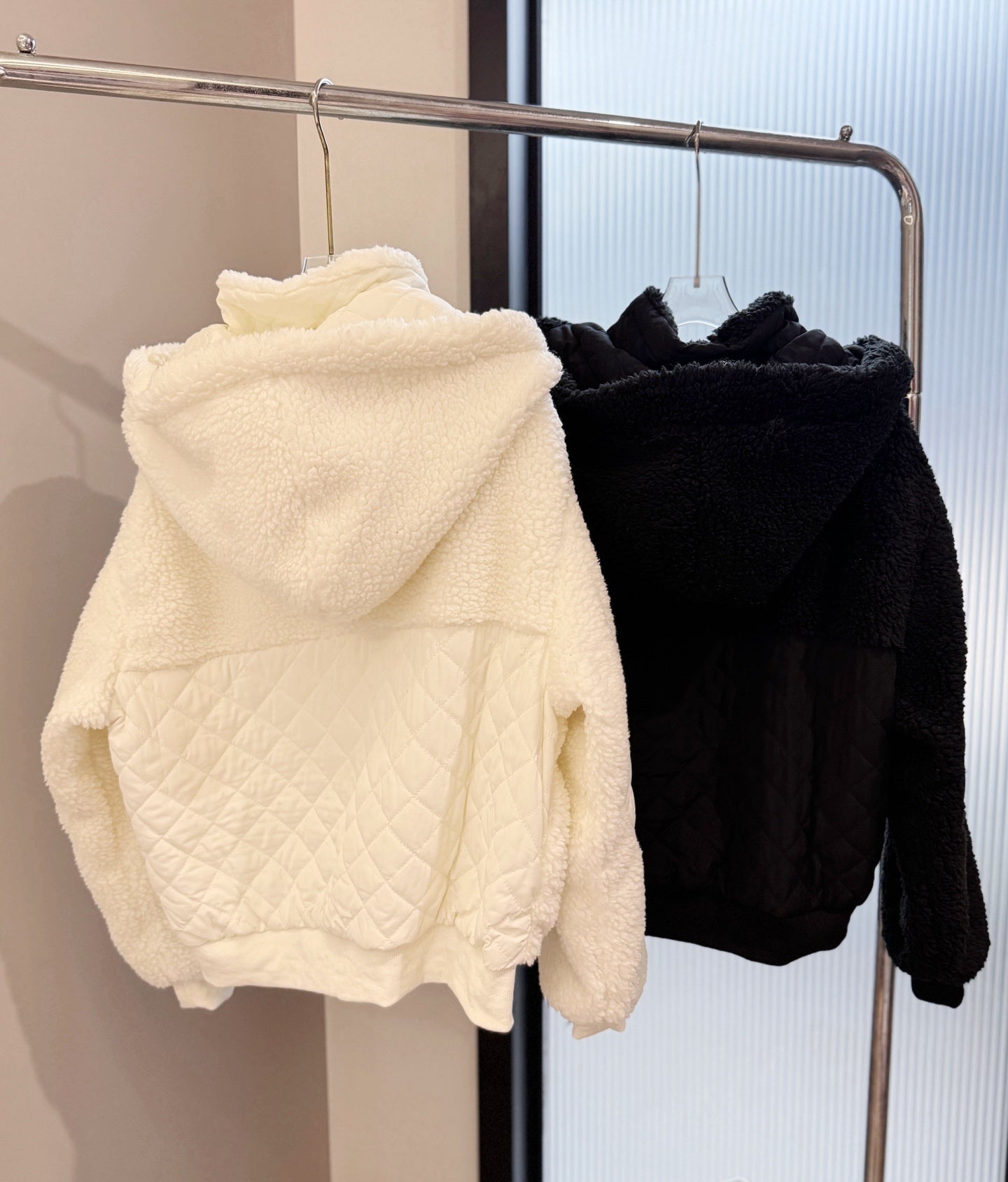 1447#GX A Lamb Wool Coat