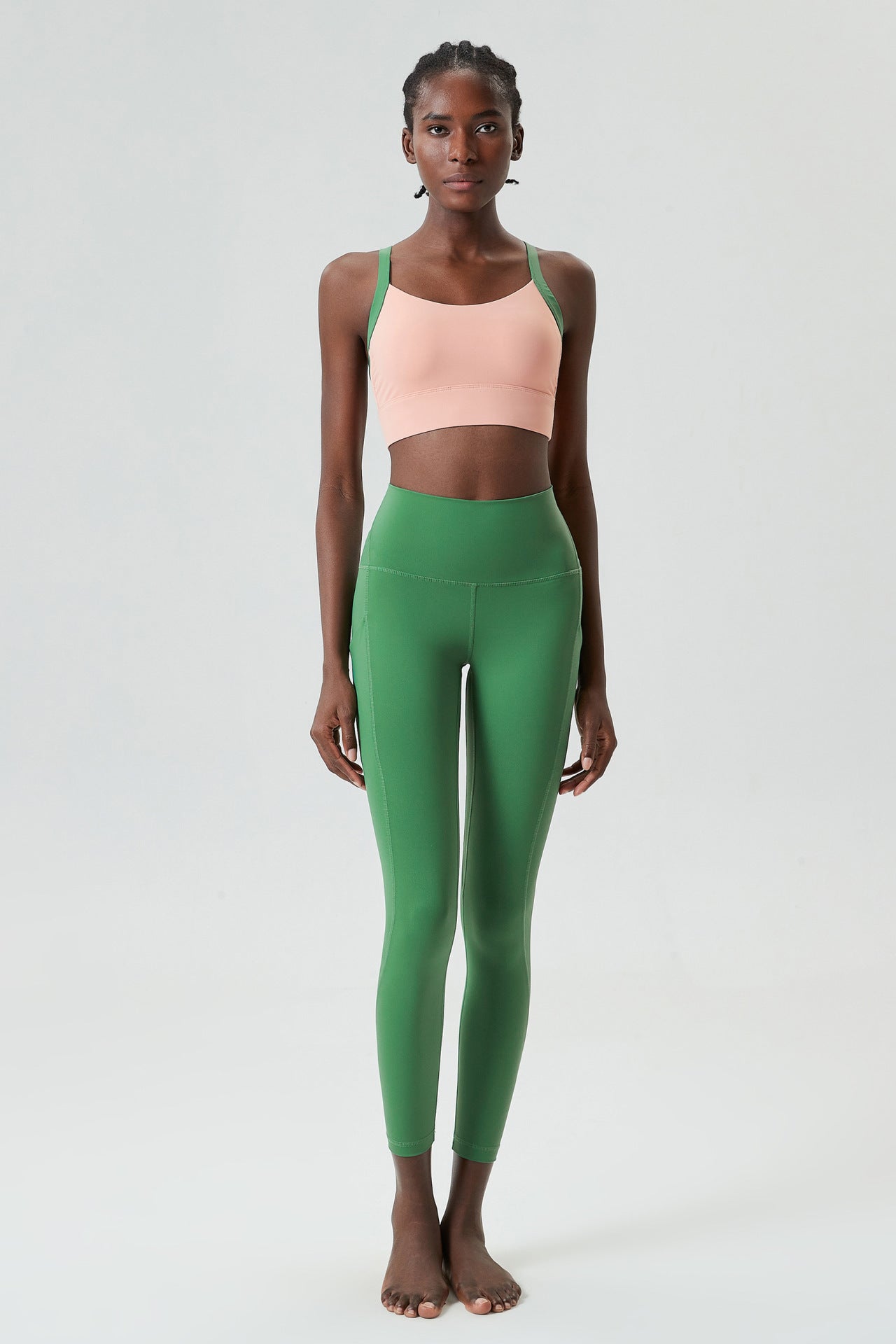 L2059#  Women Yoga Bra Pants Set