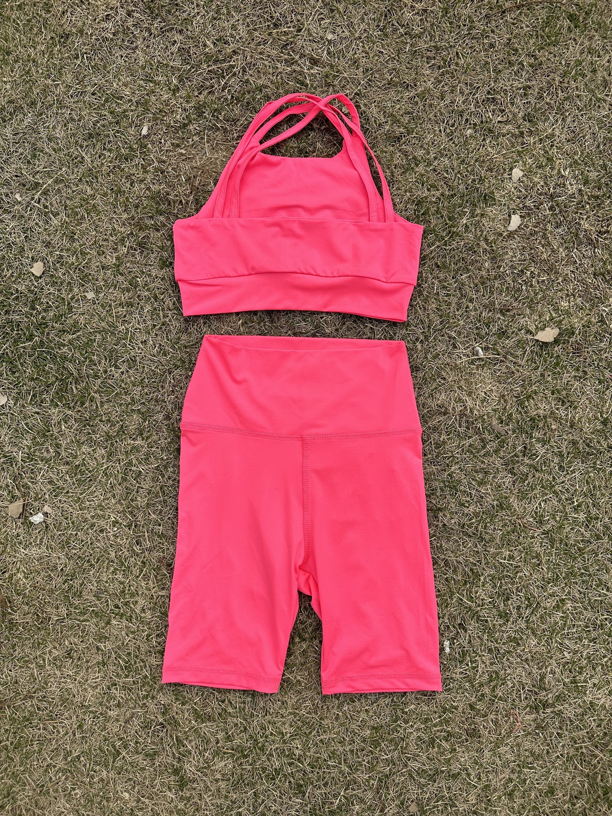 L2238#  Kids Bra and Shorts Set