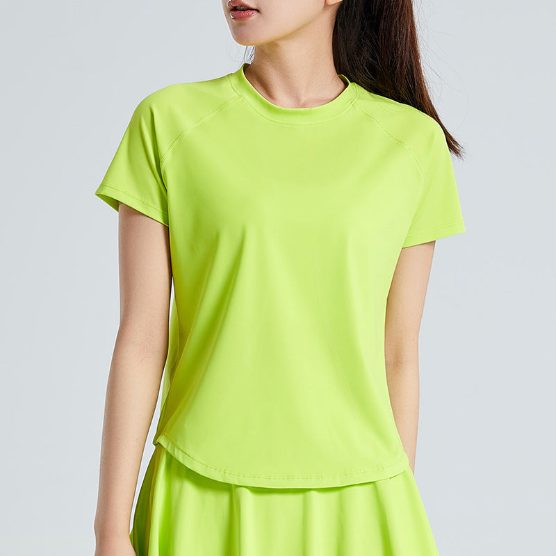 1844# Women Yoga Shirts Skirts Sets