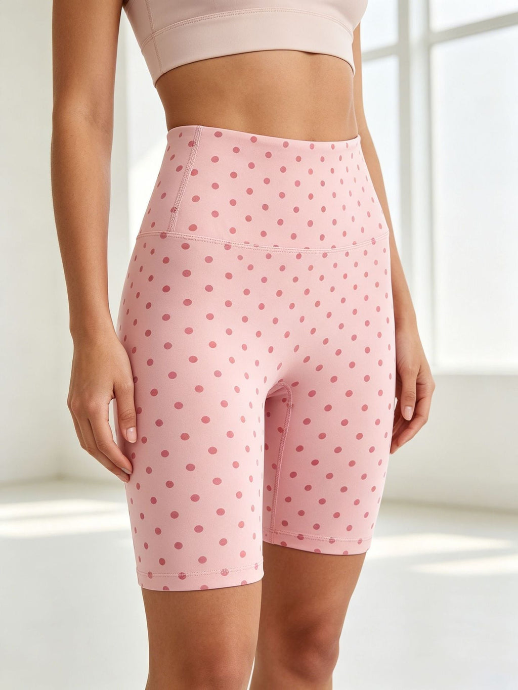 L6363#  Women Polka Dot Shorts