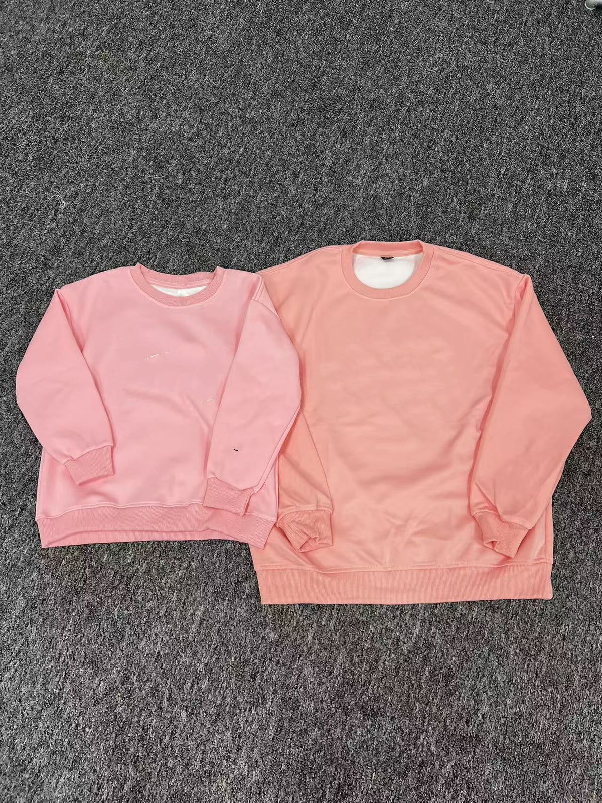 L6751#  Adult and Kids Sweatshirts