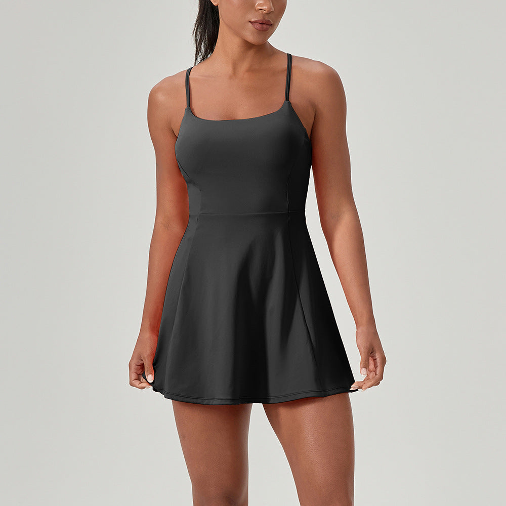 L4436# Women Yoga Dress