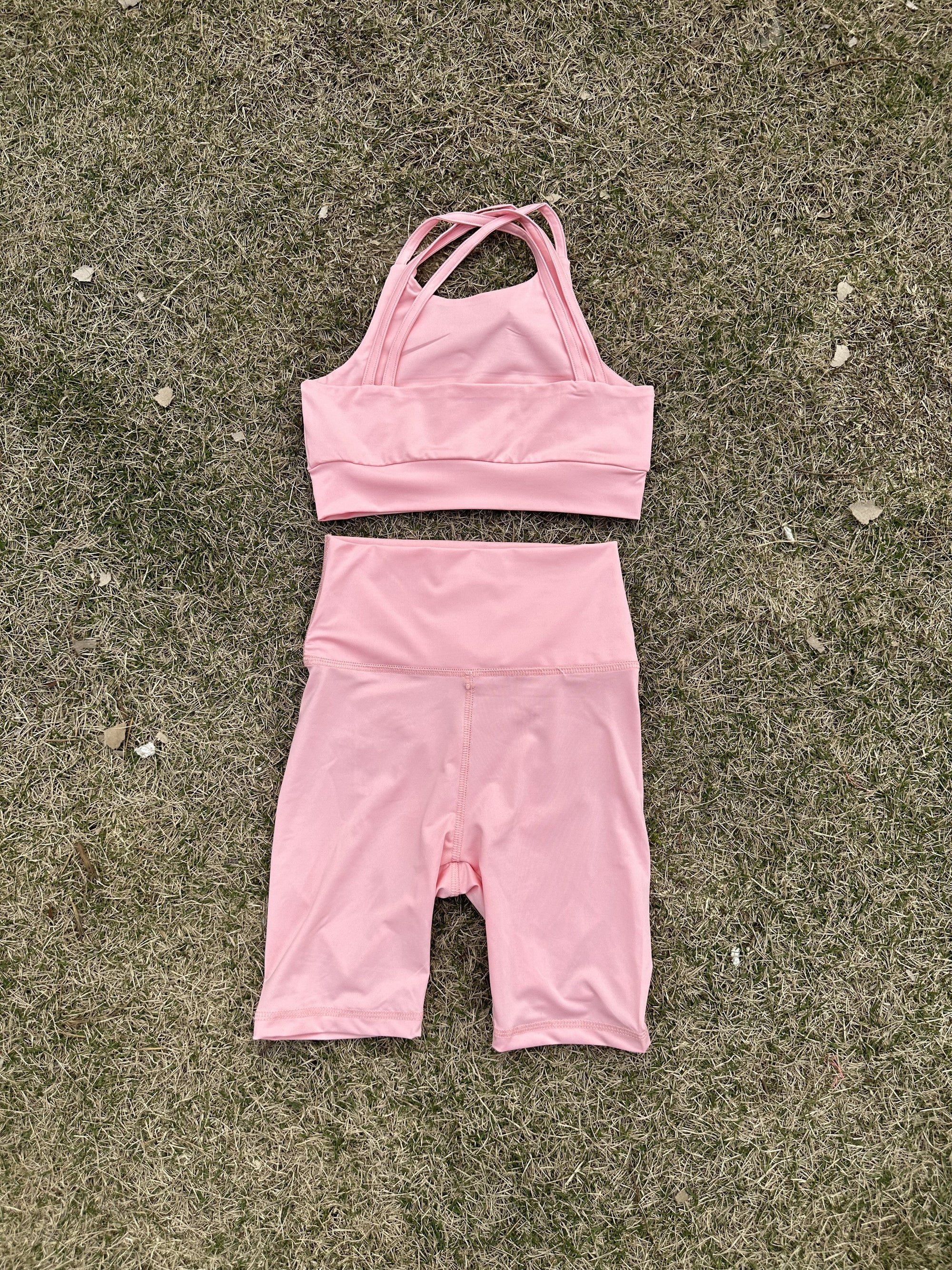 L2238#  Kids Bra and Shorts Set