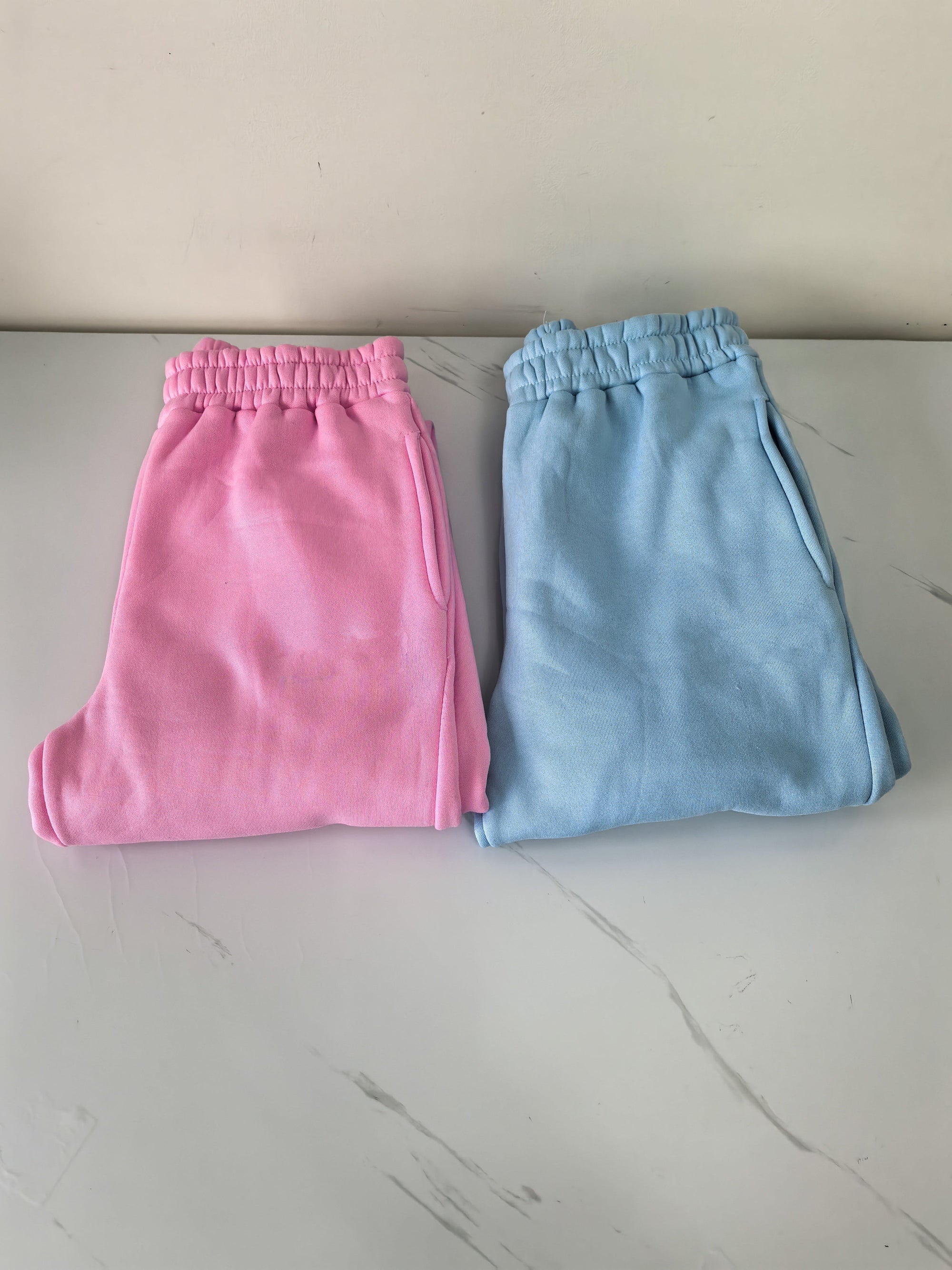 E3787#Fleece Hoodie Sweatpants Set