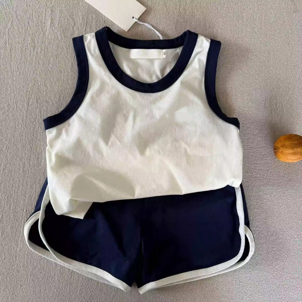 1046# A Kids Vest Short Set