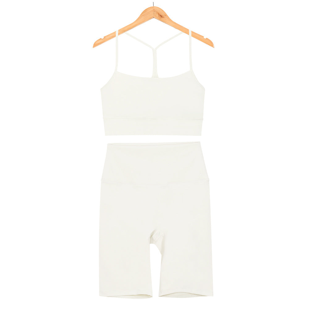 L4749#  Yoga Bra Shorts Set