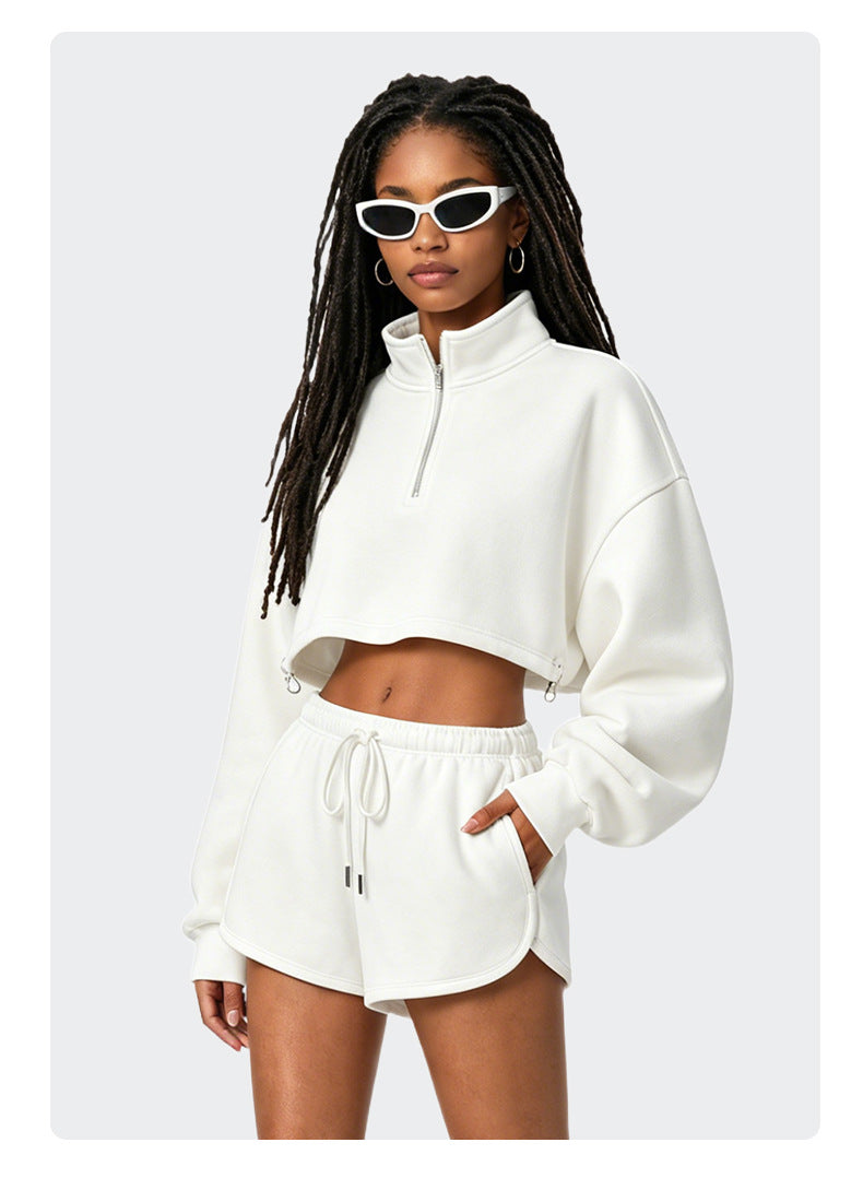 2723# A 3D Silver Women Pullover Or Shorts