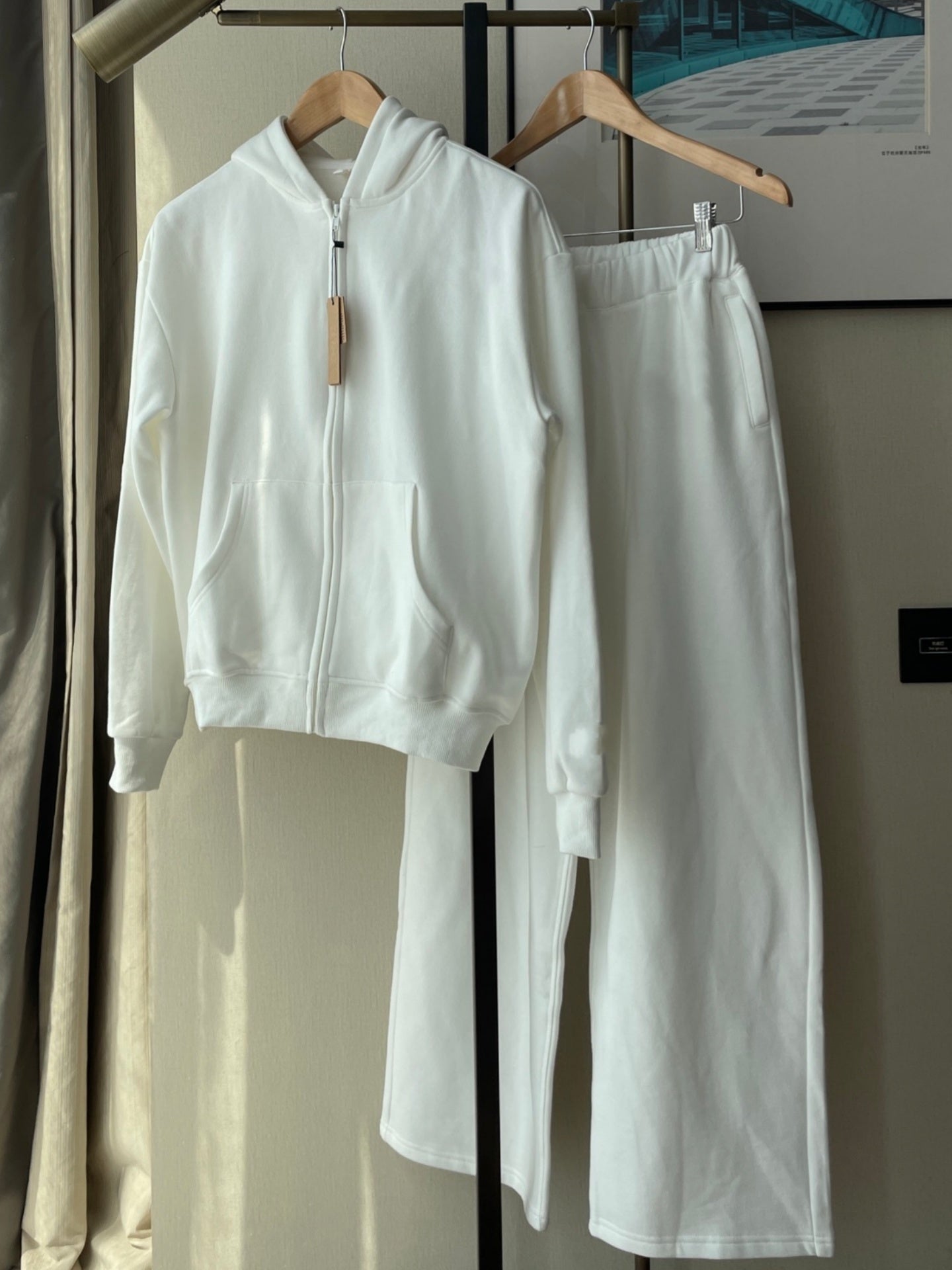 E6575# LOFS Women Hoodies Pants Set