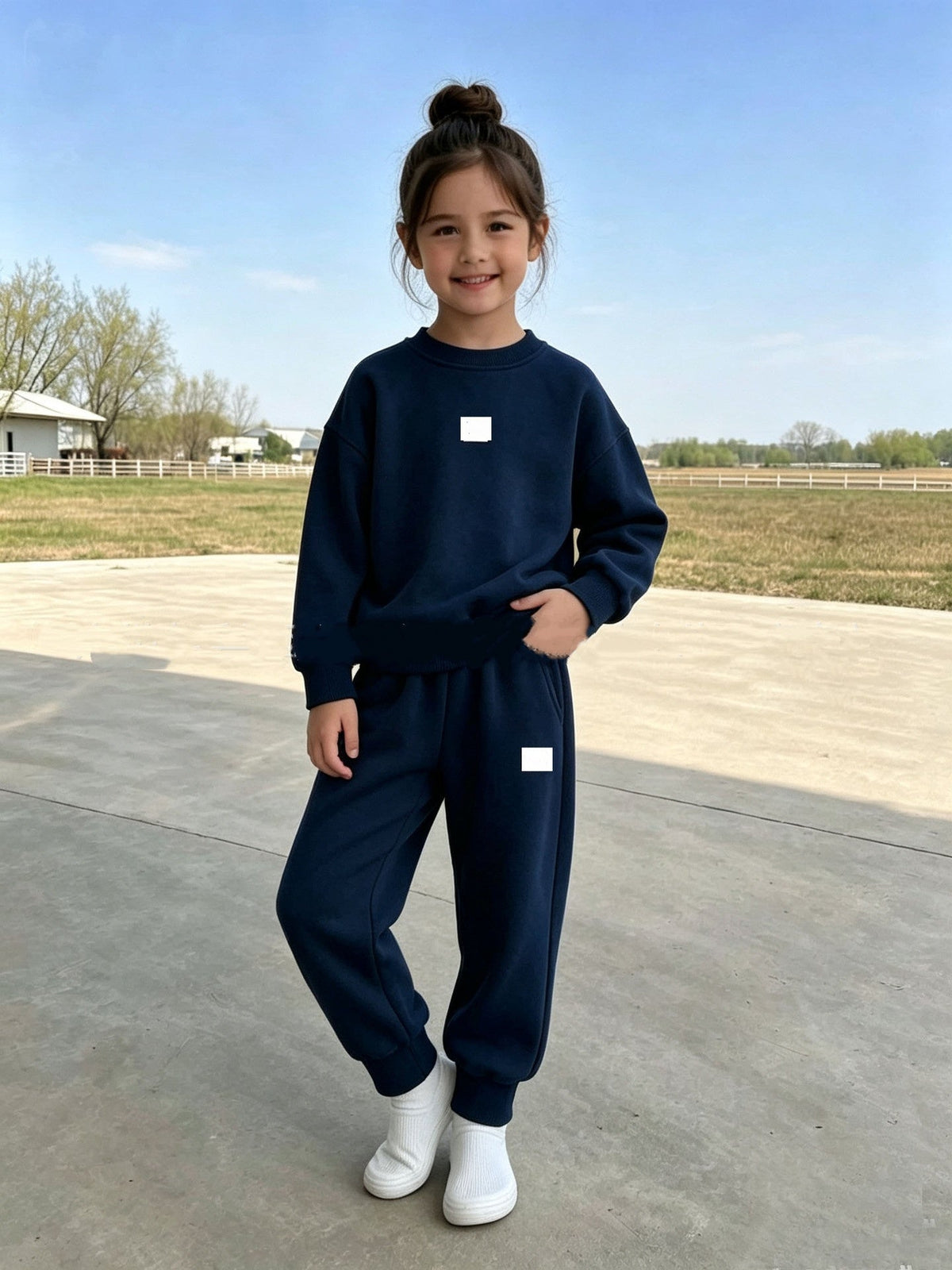 L6754# Kids Sweatshirt and Pants Set