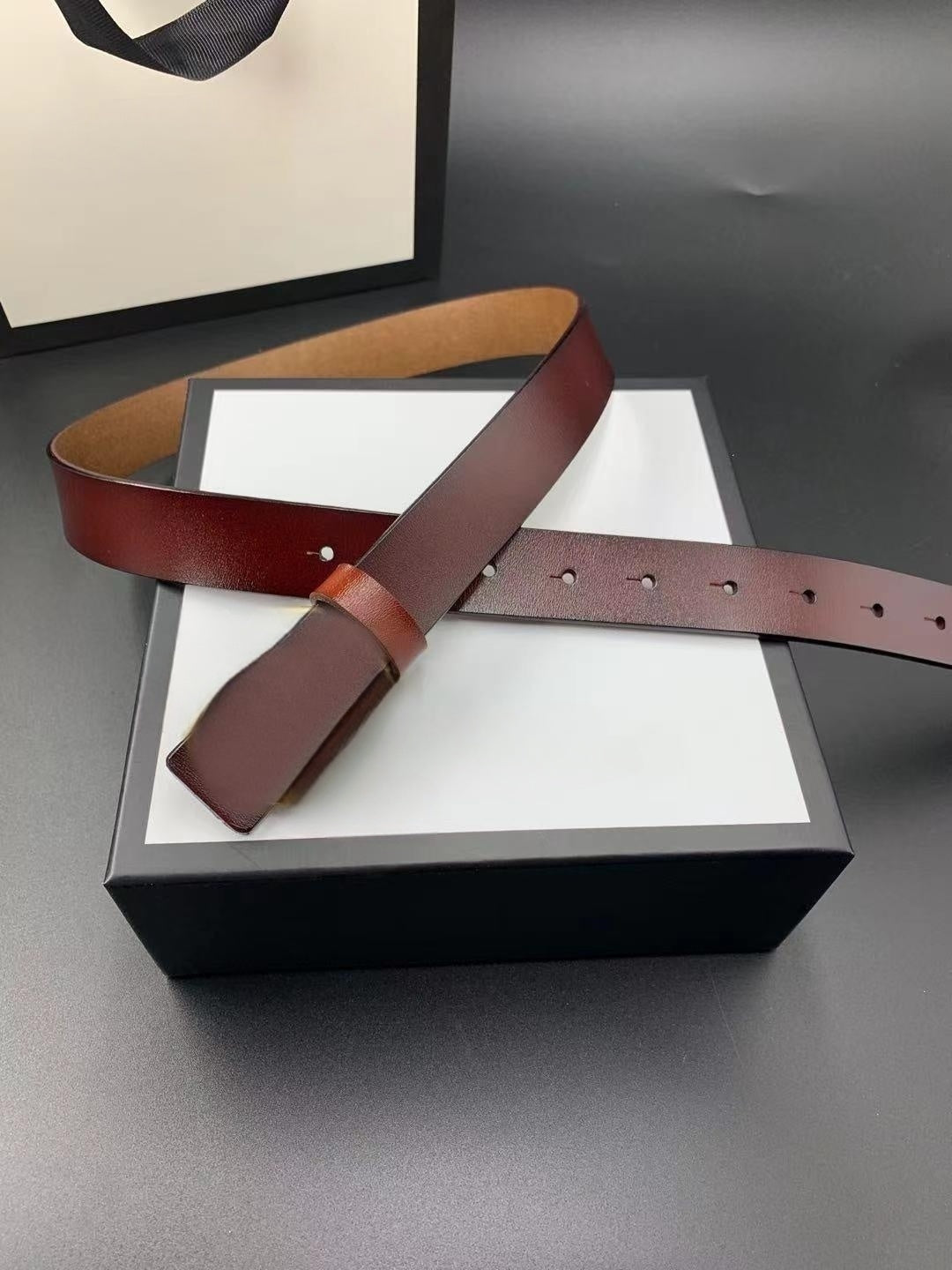 3113# Real leather belt
