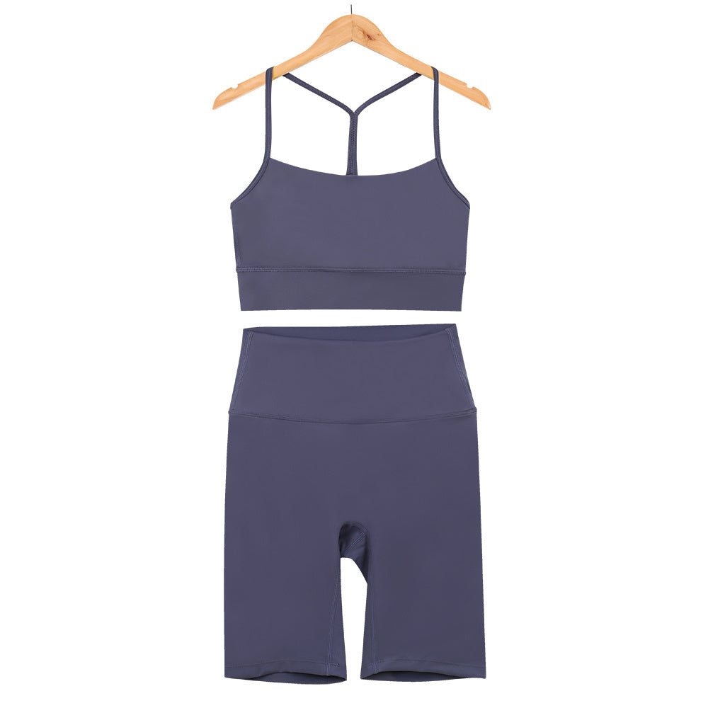 L4749-2#  Yoga Bra Shorts Set