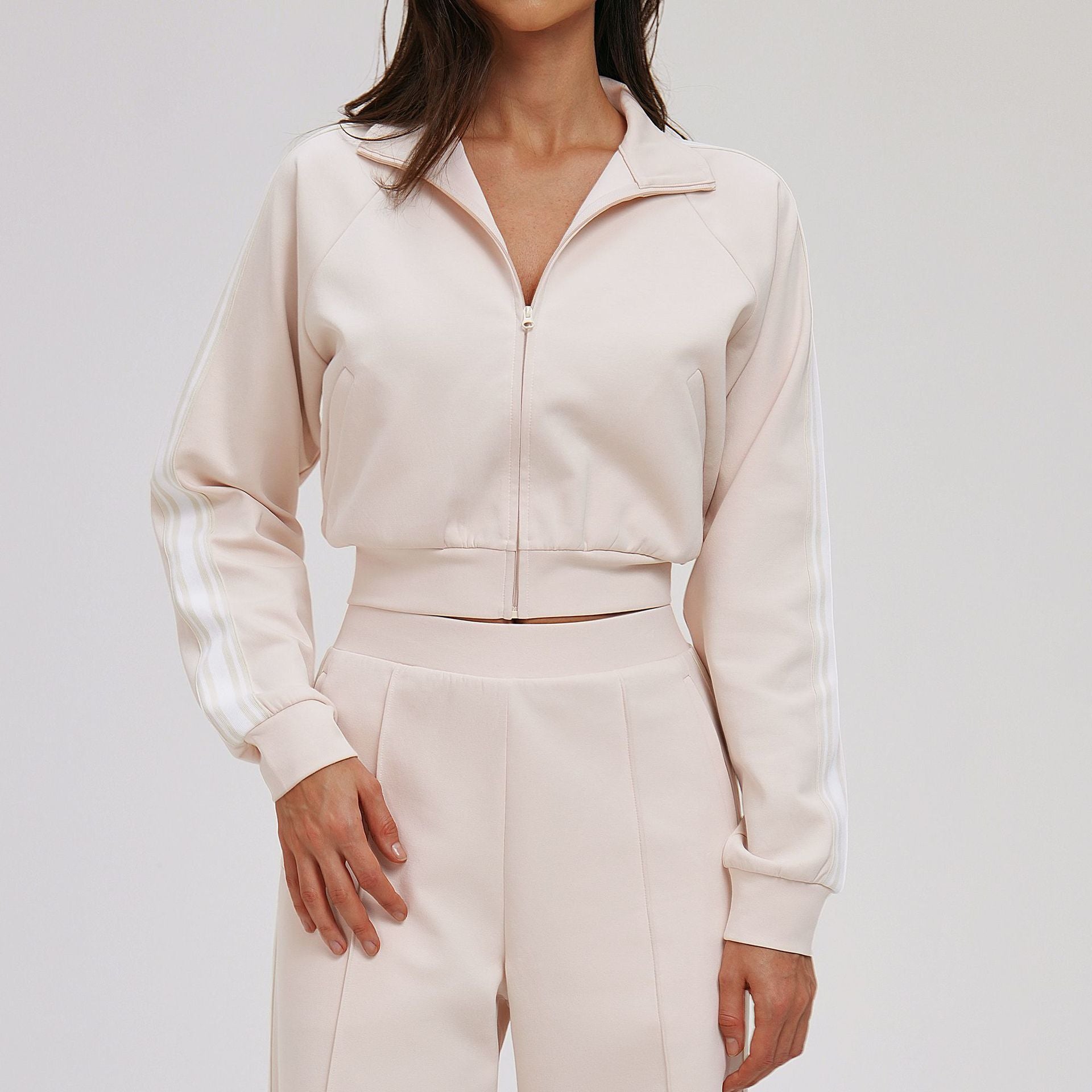 1757#A Same color Embroidery  Women Yoga Jacket or Pants