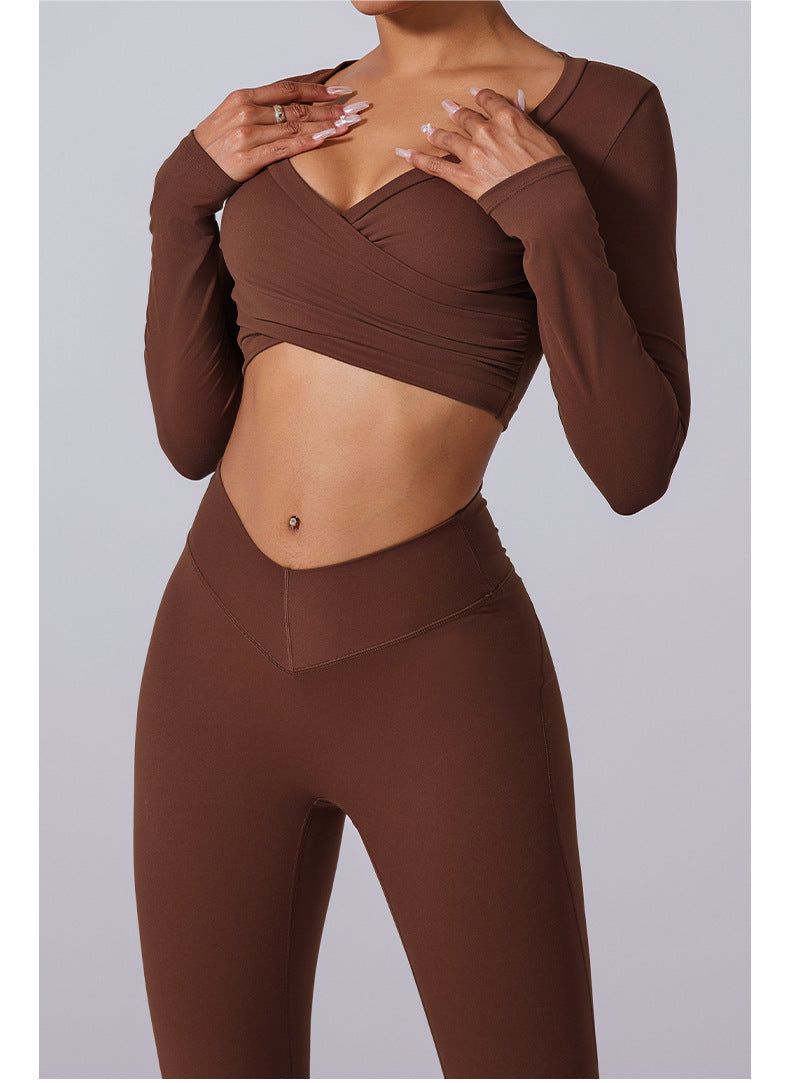 796# A  Women Yoga Shirts Pants Set