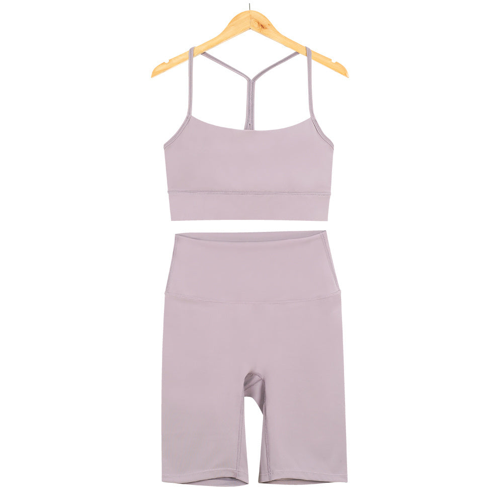 L4749-1#  Yoga Bra Shorts Set