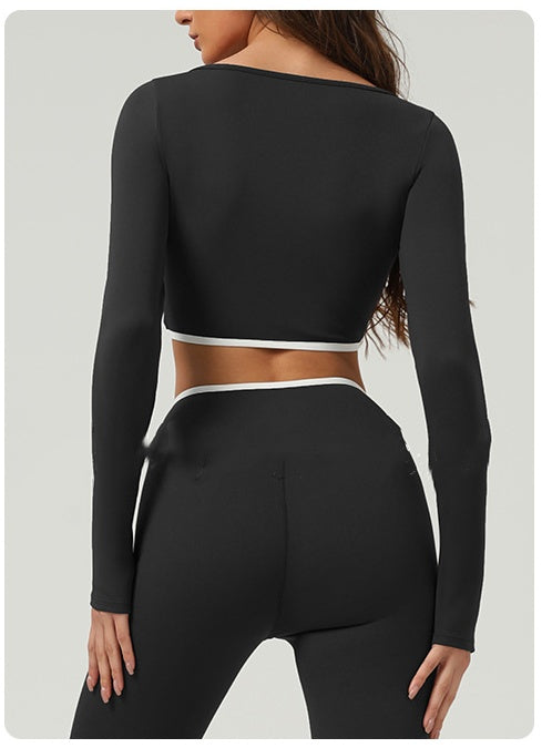 826# A Women Yoga Shirts Pants Set