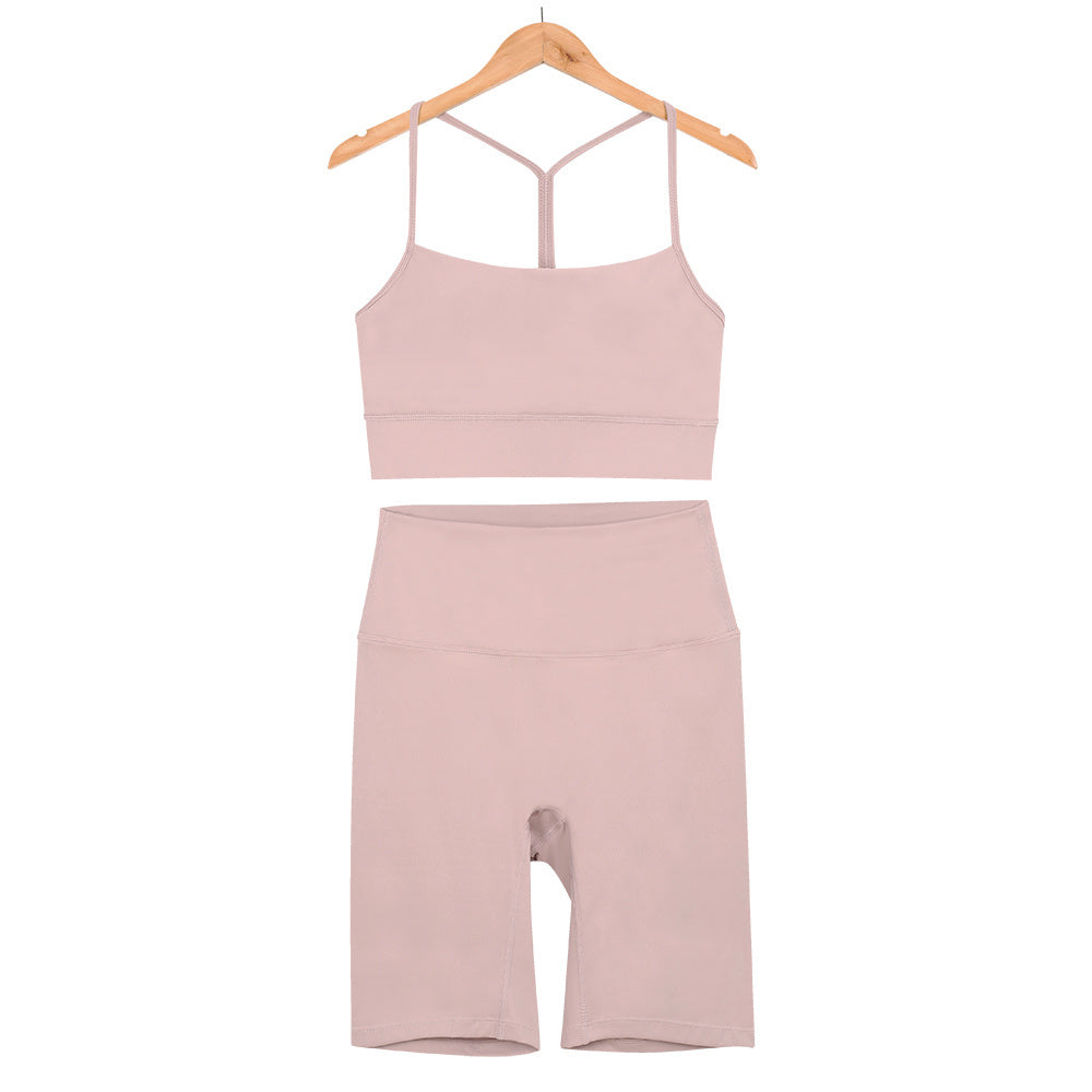 L4749-1#  Yoga Bra Shorts Set