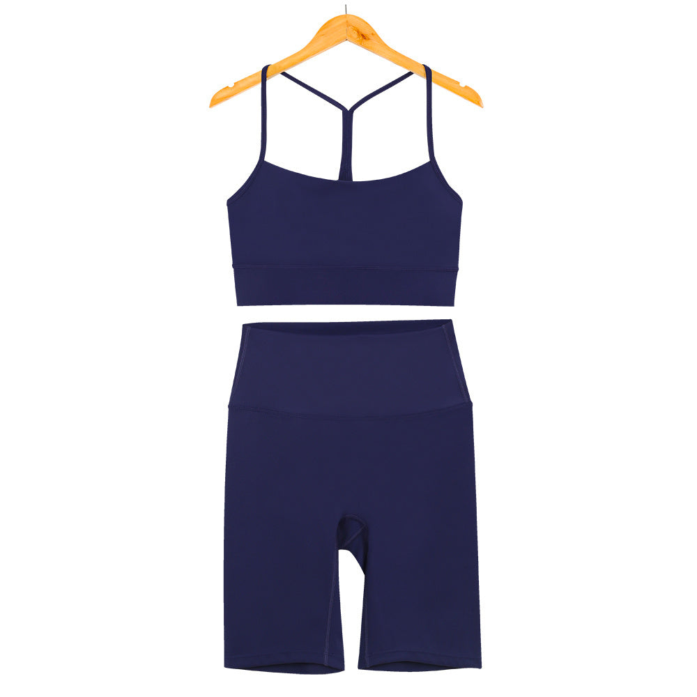 L4749-2#  Yoga Bra Shorts Set