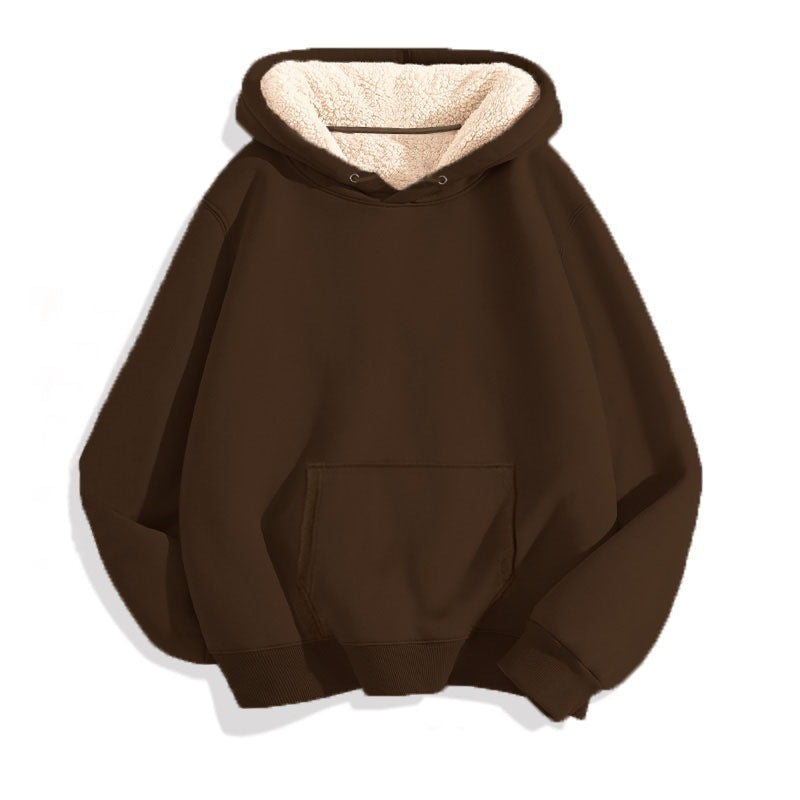 1459# A 3D LOGO Unisex Cotton Velvet Hoodie