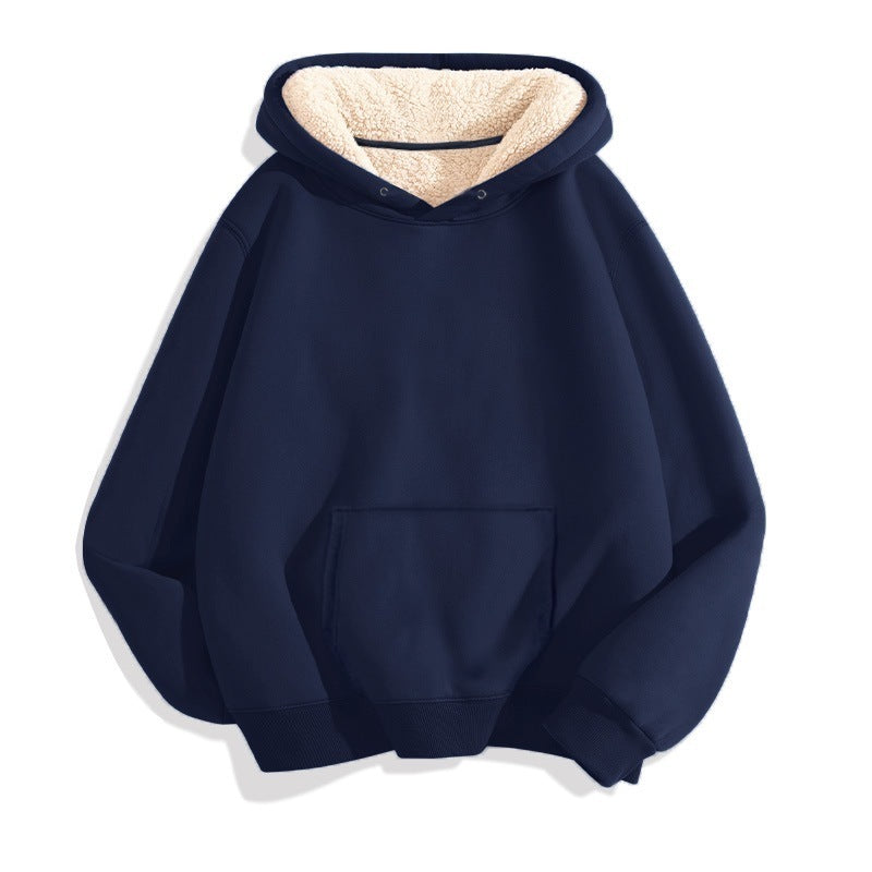 1459# A 3D LOGO Unisex Cotton Velvet Hoodie