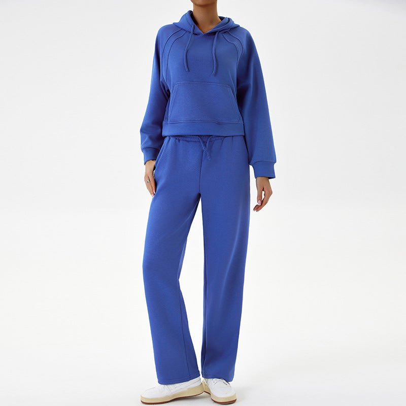 L4518#  Women Hoodies Pants Set