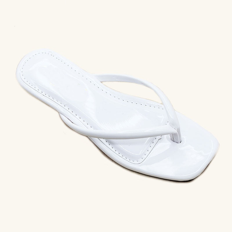 E7012# Cow Leather Slipper