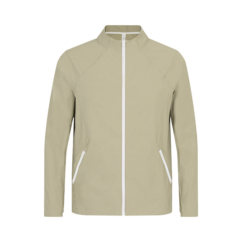 L6497# Men lightweight windbreaker jacket
