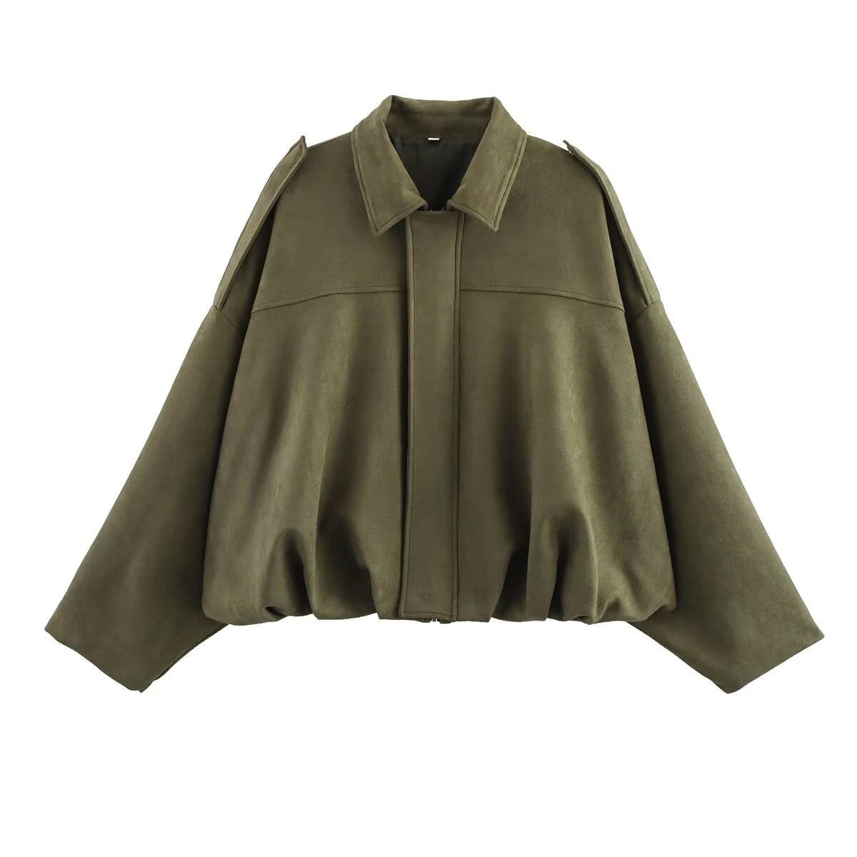 E7225# Fashion Casual Long Jacket