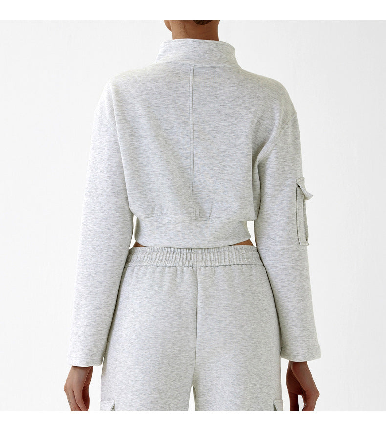 816# A 3D Silver Women Hoodies Pants Set