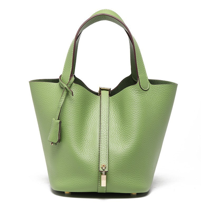 E7030# Cow Leather Bag
