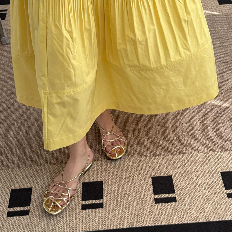 E7133#Women Flat Slipper