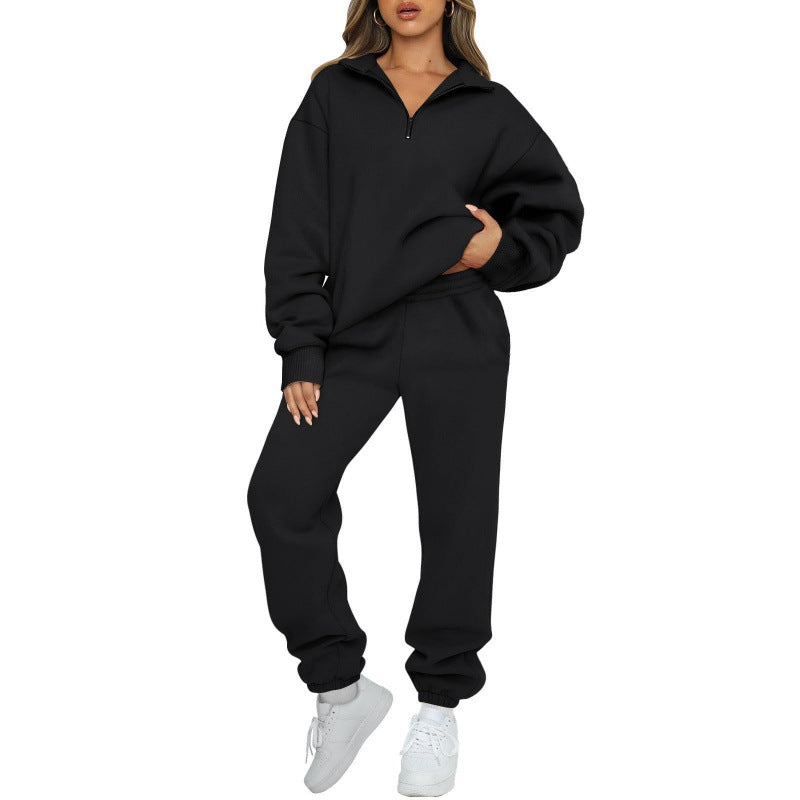 E7163#Women Sweatshirts Pants Set