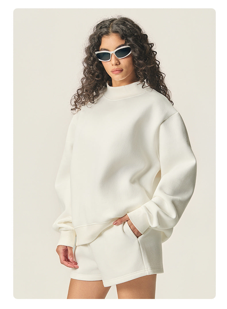 1829# A 3D Silver Women Sweatshirt Or Shorts