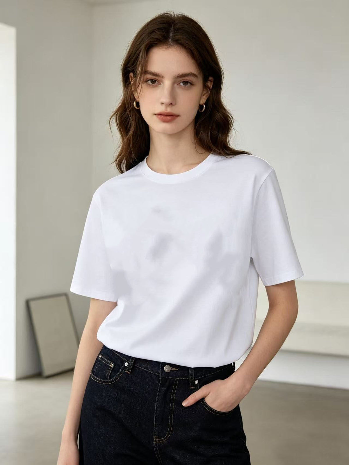 L6313#  Women Large Size T Shirts