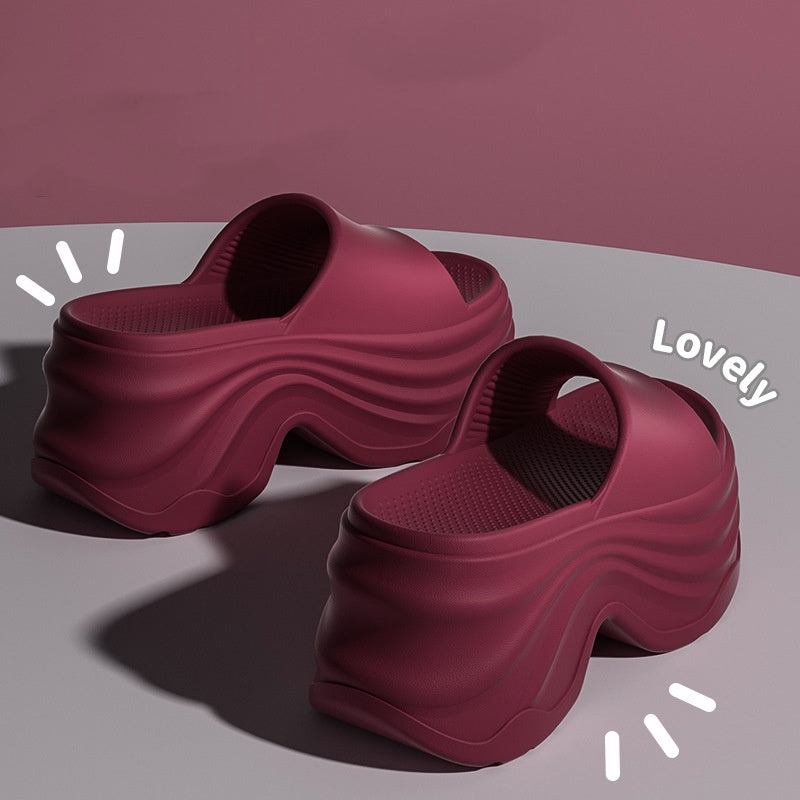 E6931# Patent Leather Slipper