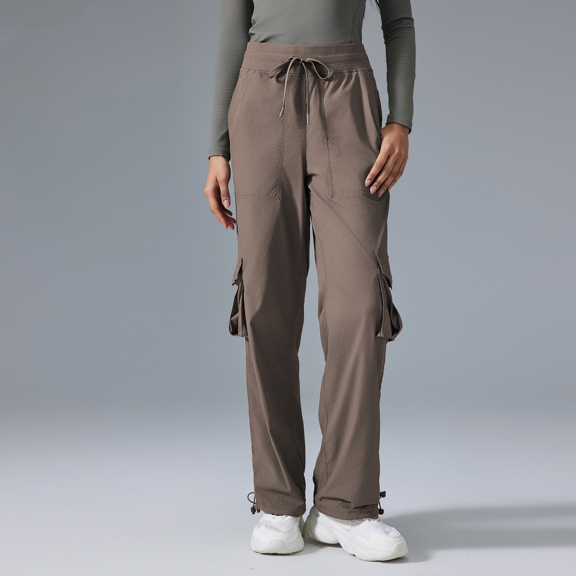 L5344# Mid-Rise Cargo Pants